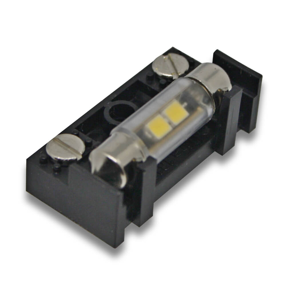 Soffittenhalter mit LED-Soffitte 12V AC/DC